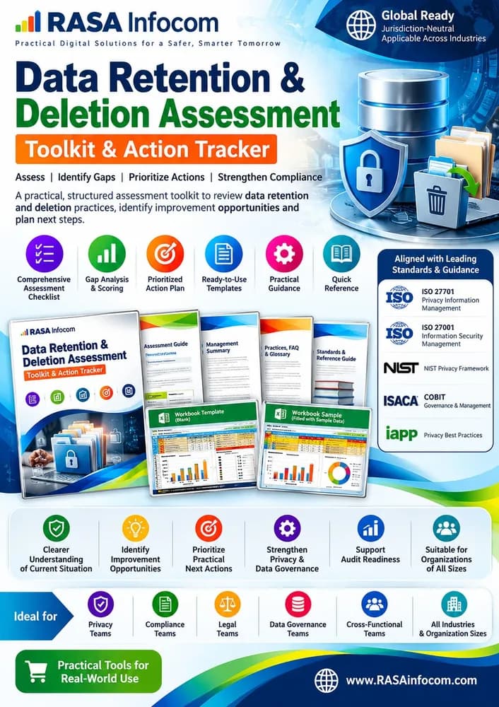 Data Retention & Deletion Assessment Toolkit & Action Tracker cover